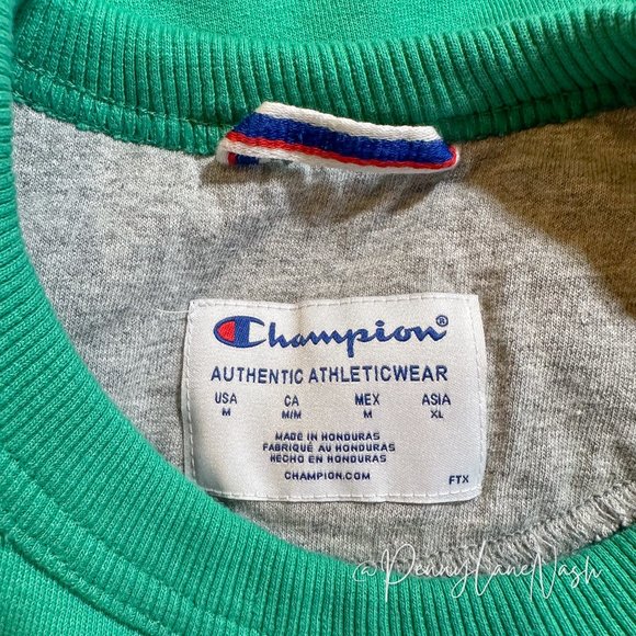 Champion Men's Powerblend Applique Crew Sweatshirt - Picture 7 of 11
